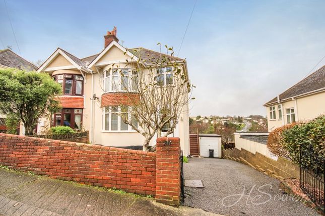 Thumbnail Semi-detached house for sale in Briwere Road, Torquay