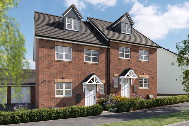 Thumbnail Town house for sale in "Aslin" at Marigold Place, Stafford