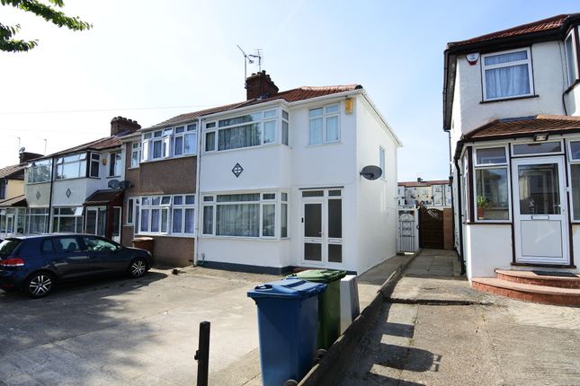Thumbnail Semi-detached house to rent in Lawrence Crescent, Edgware