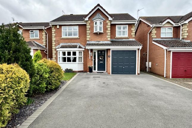 Thumbnail Detached house for sale in Farndon Drive, Stoney Stanton, Leicester