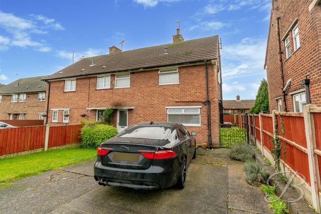 Thumbnail Semi-detached house for sale in Brookfield Crescent, Shirebrook, Mansfield