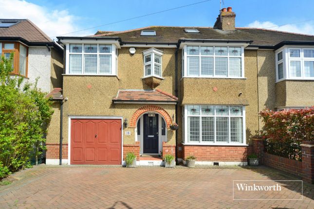 Thumbnail Semi-detached house for sale in Glyn Road, Worcester Park
