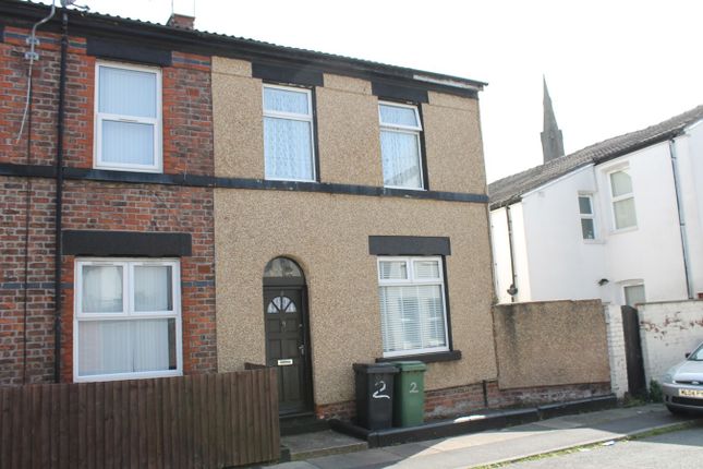 Thumbnail End terrace house for sale in William Street, Wallasey