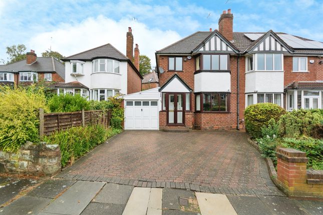 Thumbnail Semi-detached house for sale in Harts Green Road, Harborne, Birmingham
