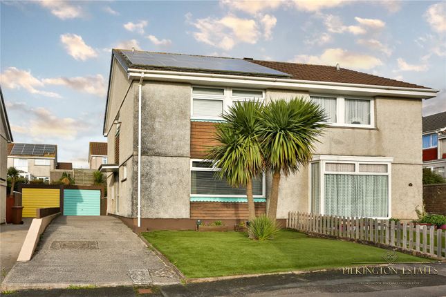 Thumbnail Semi-detached house for sale in Therlow Road, Plymouth, Devon