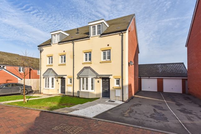 Thumbnail Town house for sale in Picca Close, Cardiff
