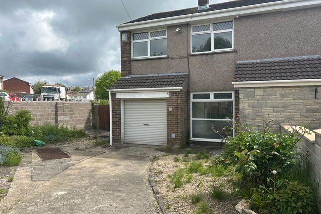 Thumbnail Semi-detached house to rent in Heol-Y-Nant, Barry