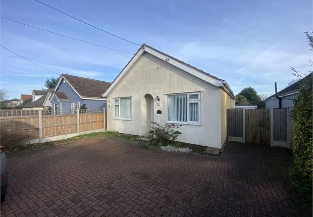 Thumbnail Detached bungalow for sale in Halstead Road, Eight Ash Green, Colchester, Essex.