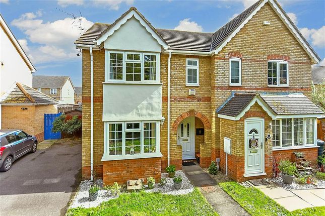 Semi-detached house for sale in Miller Close, Kemsley, Sittingbourne, Kent