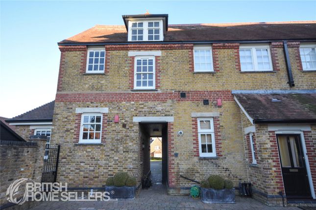 Thumbnail End terrace house for sale in Elmbridge Hall, Fyfield, Ongar, Essex