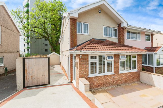 Thumbnail Semi-detached house for sale in Beaconsfield Way, Sketty, Swansea
