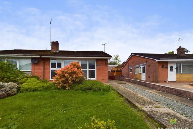 Thumbnail Semi-detached bungalow for sale in Vyrnwy Road, Oswestry