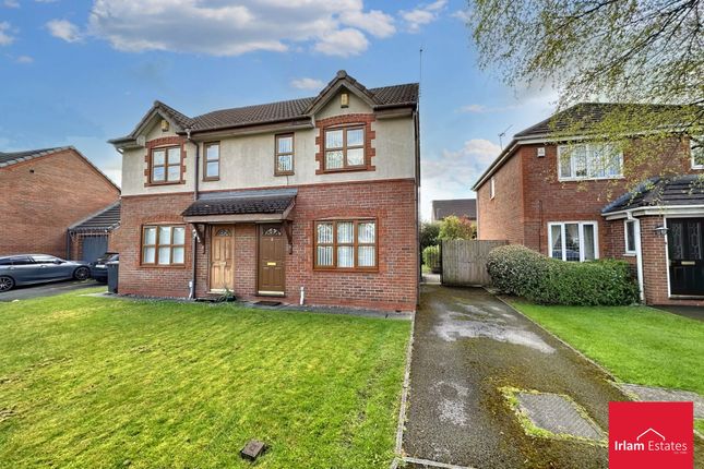 Thumbnail Semi-detached house for sale in Grazing Drive, Irlam