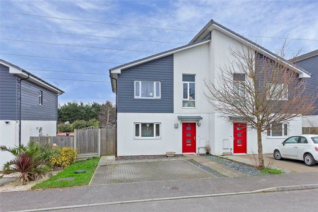 Thumbnail Semi-detached house for sale in Bale Grove, Kemsley, Sittingbourne, Kent