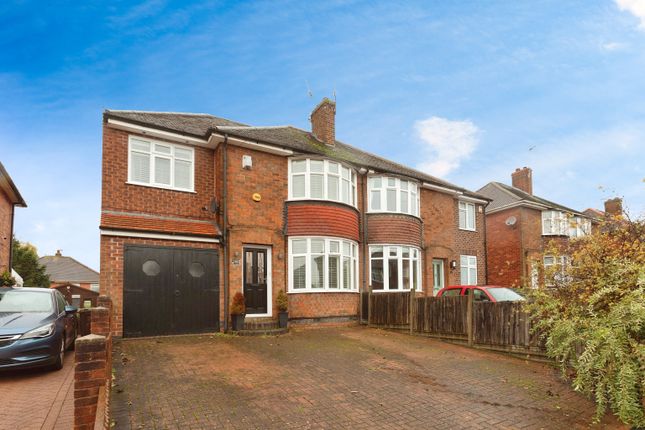 Thumbnail Semi-detached house for sale in King George Avenue, Loughborough