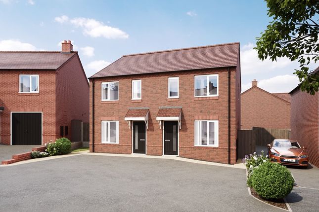 Thumbnail Semi-detached house for sale in "The Ambleford - Plot 28" at Rockcliffe Close, Church Gresley, Swadlincote