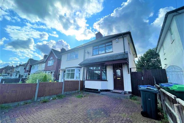 Thumbnail Semi-detached house to rent in Crew Road, Wednesbury