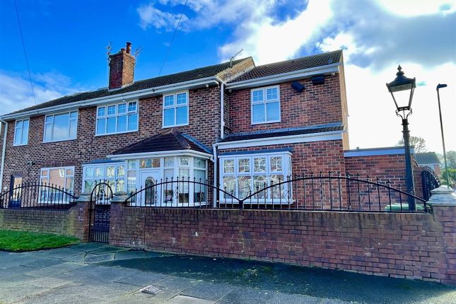 Thumbnail Semi-detached house for sale in Lumley Avenue, South Shields