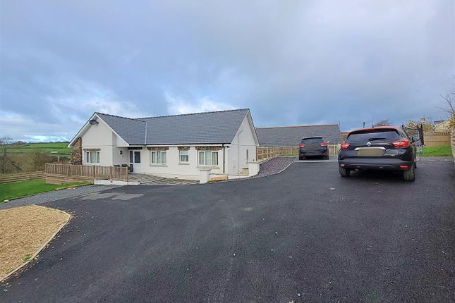 Thumbnail Detached bungalow for sale in Llanllwni, Llanybydder