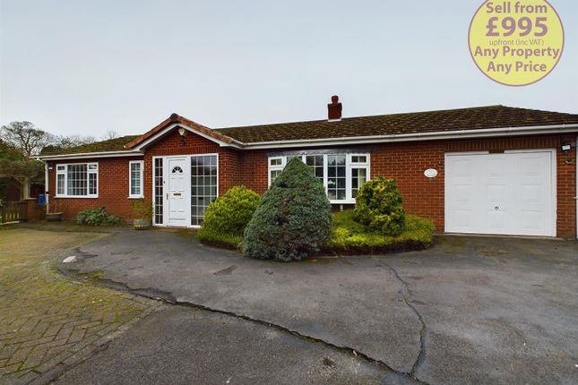 Thumbnail Detached bungalow for sale in Cricket Field Lane, Retford