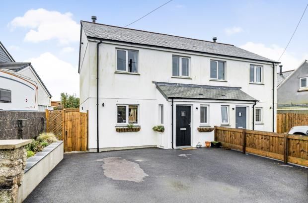 Semi-detached house for sale in Glenmore Terrace, Longdowns, Penryn, Cornwall