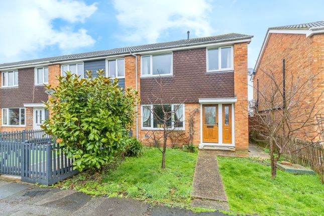 Thumbnail End terrace house for sale in Thorpe Way, Wootton, Bedford