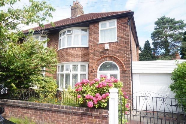 Semi-detached house to rent in Westholme Road, Manchester