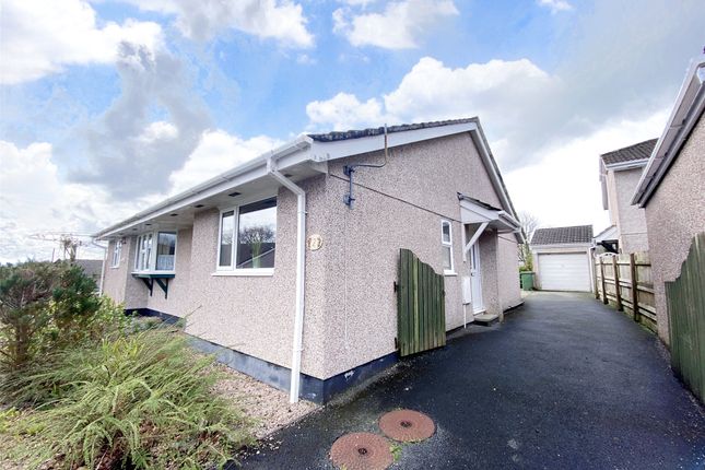 Thumbnail Semi-detached bungalow for sale in Crockers Way, St. Giles-On-The-Heath, Launceston, Cornwall
