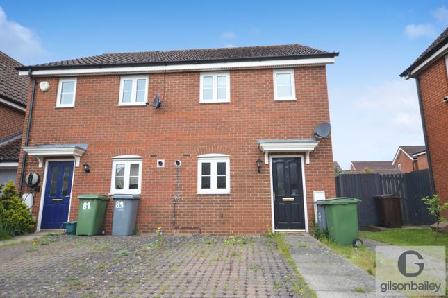 Thumbnail Semi-detached house to rent in Mountbatten Drive, Sprowston, Norwich