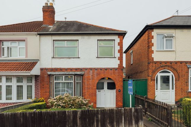 Thumbnail Semi-detached house for sale in Raeburn Road, Leicester
