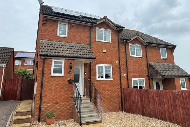 Thumbnail Semi-detached house for sale in Chaucer Rise, Exmouth