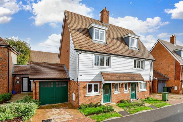 Semi-detached house for sale in The Glebe, Yalding, Maidstone, Kent