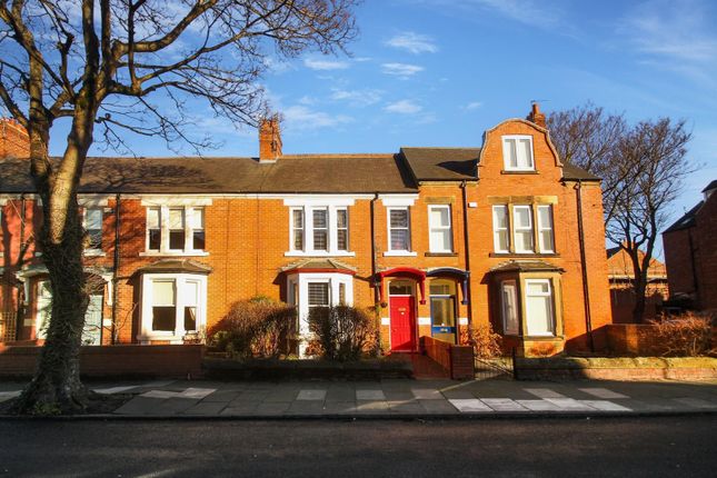 Thumbnail Terraced house for sale in Queens Road, Monkseaton, Whitley Bay