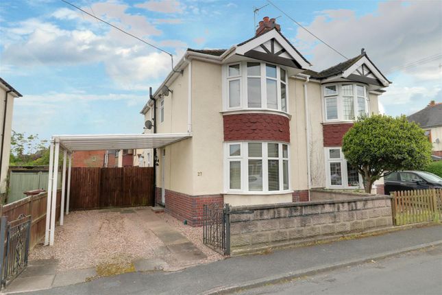 Thumbnail Semi-detached house for sale in Wesley Avenue, Alsager, Stoke-On-Trent