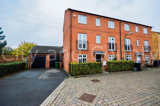 Thumbnail Town house for sale in Barley Mews, Peterborough
