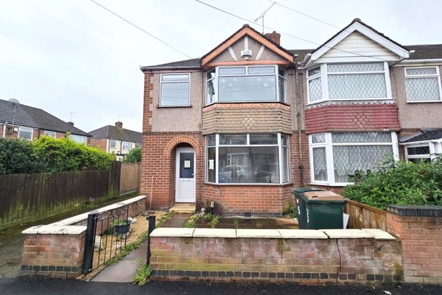 Thumbnail End terrace house for sale in Morland Road, Holbrooks, Coventry