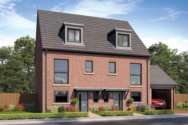 Thumbnail Semi-detached house for sale in The Wainwright, Liberty Quarter, Kings Hill, West Malling, Kent