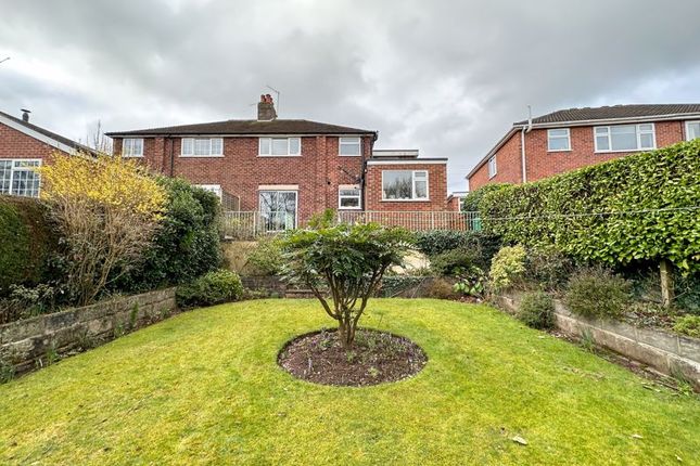 Semi-detached house for sale in Warrington Drive, Leek, Staffordshire