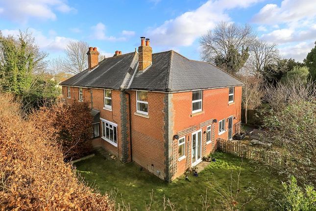Thumbnail Semi-detached house for sale in Main Road, Owslebury, Winchester, Hampshire