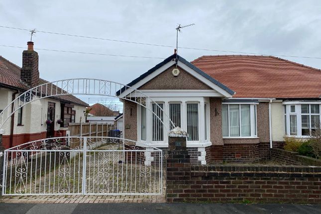 Thumbnail Semi-detached bungalow for sale in Shirley Crescent, Blackpool