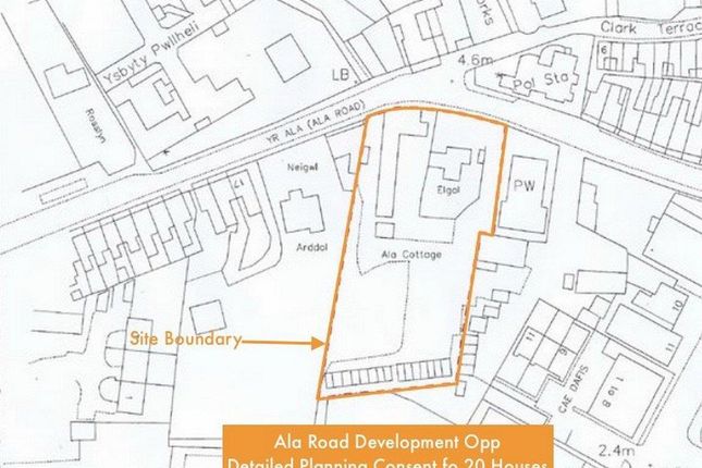 Land for sale in Ala Road, Pwllheli