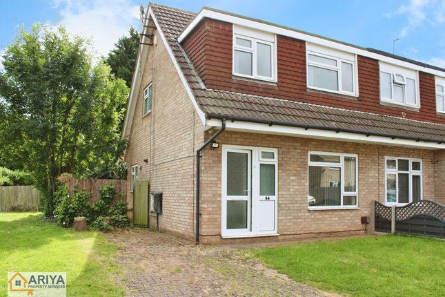 Thumbnail Semi-detached house to rent in Shearer Close, Rushey Mead, Leicester