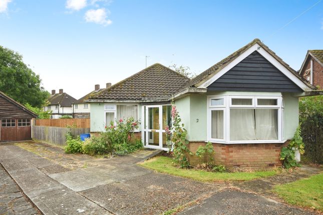 Thumbnail Detached bungalow for sale in Priory Close, Pilgrims Hatch, Brentwood
