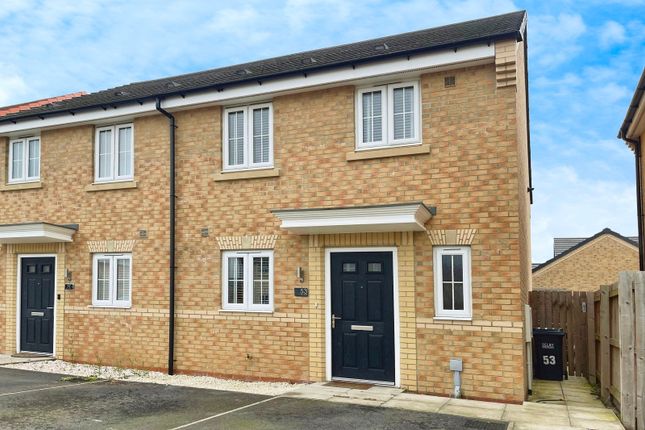 Thumbnail Semi-detached house for sale in Bay Street, Thorpe Willoughby, Selby, North Yorkshire