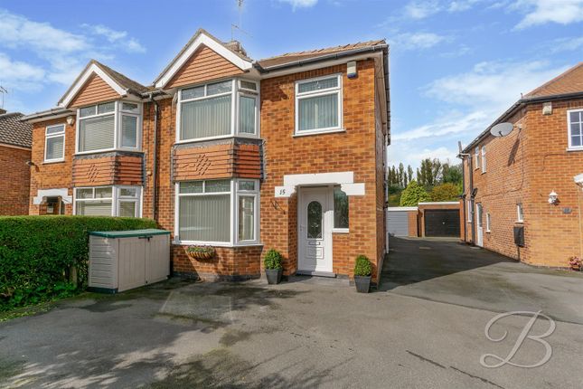 Thumbnail Semi-detached house for sale in Ashby Avenue, Mansfield Woodhouse, Mansfield