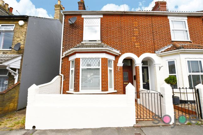 Thumbnail End terrace house to rent in Morton Road, Pakefield, Lowestoft