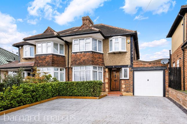 Thumbnail Semi-detached house for sale in Stoneleigh Park Road, Stoneleigh, Epsom