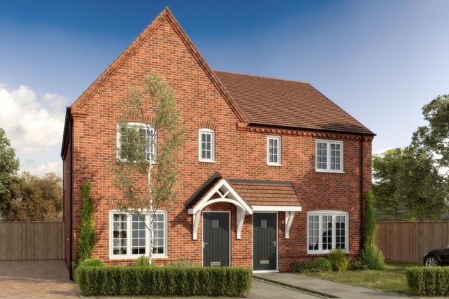 Thumbnail Semi-detached house for sale in Thimble Mill Close, Shepshed, Loughborough