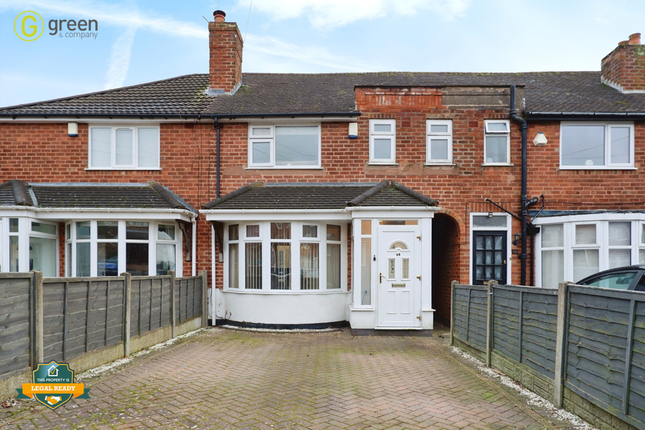 Thumbnail Terraced house for sale in Clarendon Road, Four Oaks, Sutton Coldfield