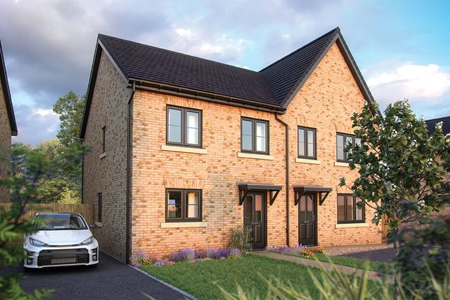 Thumbnail Semi-detached house for sale in "The Rowan" at Cotterstock Road, Oundle, Peterborough